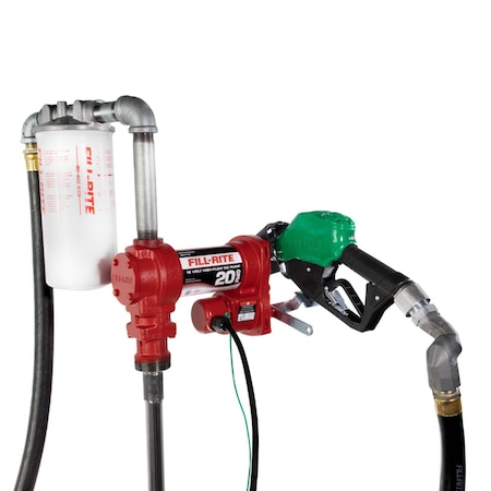 Fill-Rite Electric Drum Pump, Cast Iron, 12 V DC FR4220HDSFQ