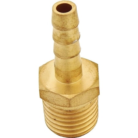 Prosource Hose Plug, 1/4 in, MNPT, Brass, Brass ATA-057