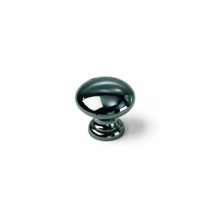 Laurey 1 3/8in Solid Brass Knob - Black Nickel 40712
