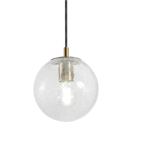 Afx Palla 7in. Medium Base Pendant, 120V, Light Brass PLAP07MBLB