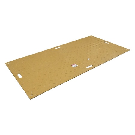 Mytee Products 4 ft x 8 ft Tan Ground Protection Mat with 22 Pcs Single Connectors GPM-4805-TAN-SINGLE