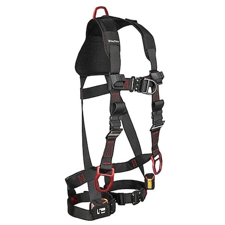 Falltech Climbing, Vest Harness, Quick-Connect, 2XL 8142FDQC2X