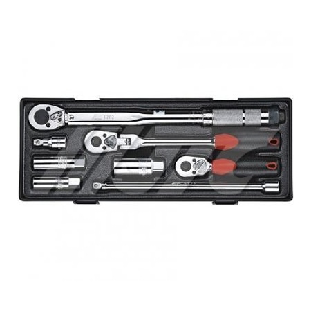 Jtc Auto Tools 3/8 in Drive 8-Piece Spark Plug Socket Set, Durable Storage Case K3082