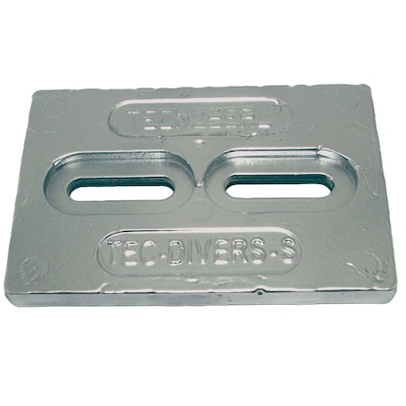 Tecnoseal Mini Zinc Plate Anode 6in x 4in x 1/2in TEC-DIVERS-S
