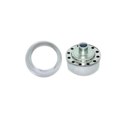 Strike3 R9171 PCV Steel Push-In Breather, Chrome ST777341