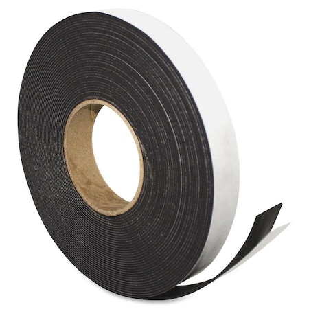 Magna Visual Adhesive Magnetic Strip, 50ft L x 1in W P-240P