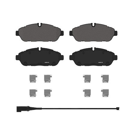 Wagner Brake QuickStop Front Disc Brake Pad Set Semi-Metallic,  ZX2301