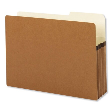 Made-To-Stick 0.4 Cut Expansion Drop Front File Pocket, Redrope - 3.5 in. - Size Legal MA3194204
