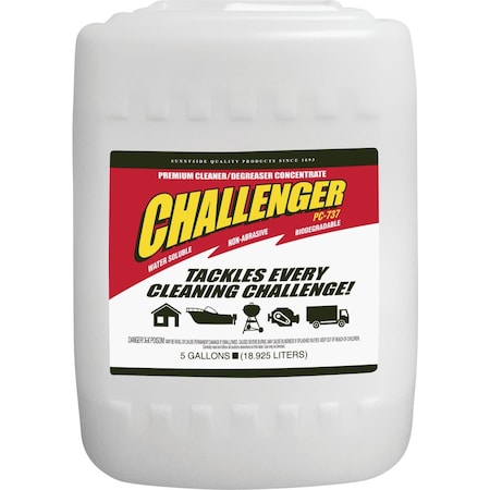 Sunnyside Challenger 5 Gal. Concentrated Cleaner & Degreaser 737G5