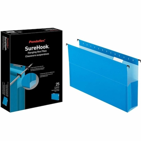 Esselte Pendaflex 3 Expansion Hanging Box Bottom Folders with Sides Legal BE, 25PK 59303