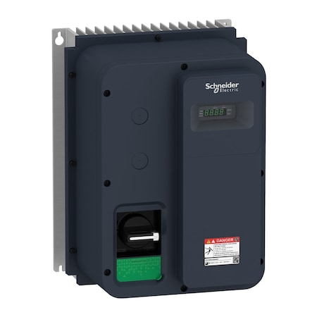 Schneider Electric Variable FrequencyDrive, 500V, Black/Green ATV320U22N4WS