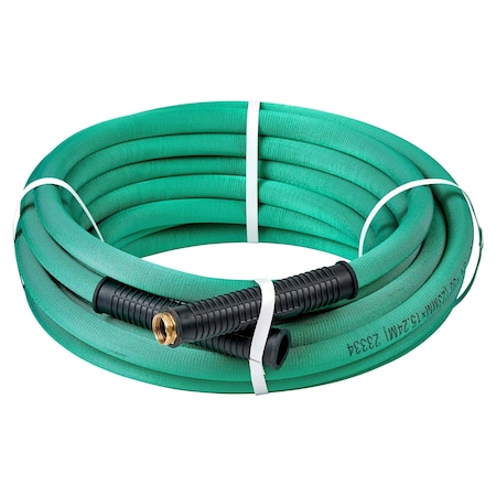 Underhill 3/4 in ID x 50 ft L Water Hose, PVC Tube, Green H75-050FW