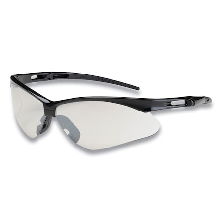 Bouton Optical Safety Glasses, Anti-Scratch, Clear Lens, Black Frame, Half-Frame 250-AN-10114