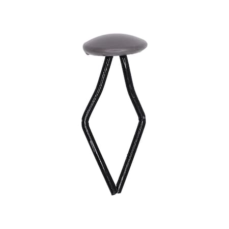 Auveco Trim Clips 17/32in Head Diameter - Brown, 100PK 1202