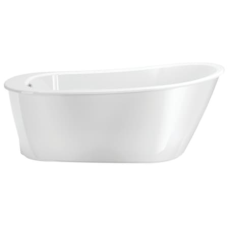 Maax Sax Bathtub, 38 to 44 gal Capacity, 60 in L, 32 in W, 25 in H, FreeStanding Installation, White 105797-000-002