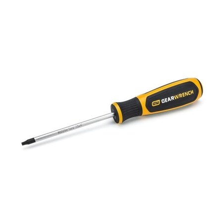 Gearwrench Screwdriver, Torx, Dual Mat, T15 x 4 in 80025H