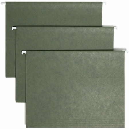 Zoro Select Hanging File Folder, Green, PK25 64035