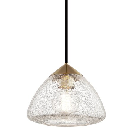 Mitzi Maya 1 Light Pendant 9 In. Aged Brass H216701S-AGB