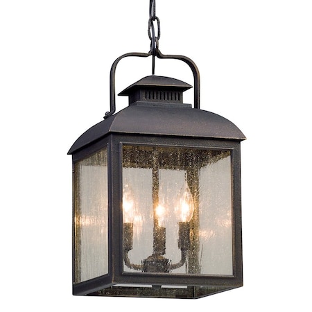 Troy Lighting Chamberlain 3 Light Lantern 10 In. Vintage Bronze F5087-VBZ