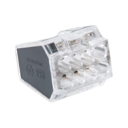 Acoustic 10-PC8 8-Port PushGard Push-in Wire Connectors Black AC2742949