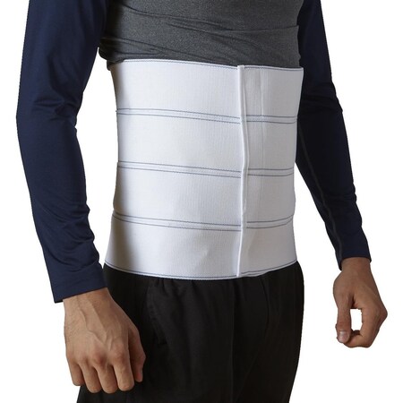 Medline Four-Panel Standard Abdominal Binder, Size S/M, 12in H ORT21300SM