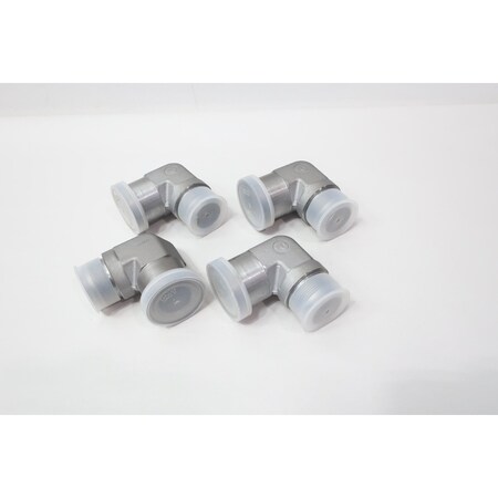 Parker 37 DEG FLARE 61/62 FLANGE ADAPTER ELBOW, 4PK 24 XEQ1-S