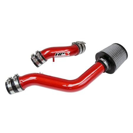 Hps Performance Cold Air Intake Kit, Red,  837-142R