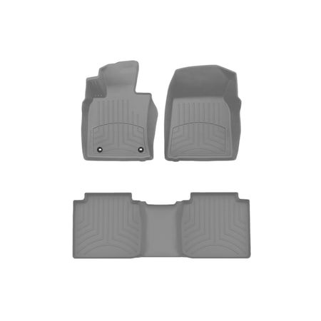 Weathertech Grey, Front and Rear FloorLiner HP 461230-1-2IM