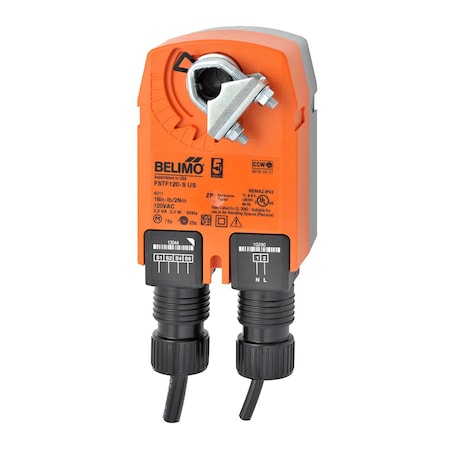 Belimo Fire & Smoke Actuator 18 in-lb Spring FSTF120-S US