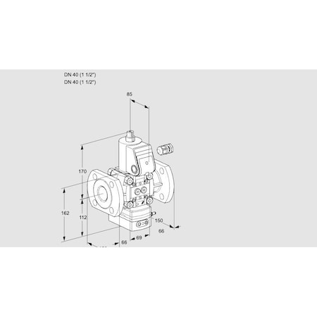 Honeywell Kromschroder VAD240F/NW-25A KS88021374