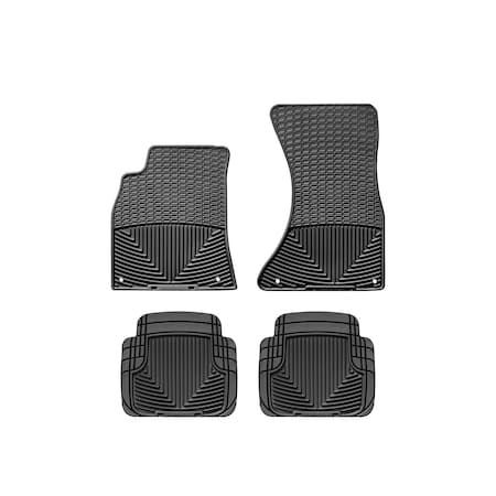 Weathertech Black, Front and Rear All Weather Floor Mats W111-W50