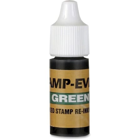 U.S. Stamp & Sign U. S. Stamp & Sign Refill Ink for Clik! and Universal Stamps, 7ml-Bottle, Green IG64