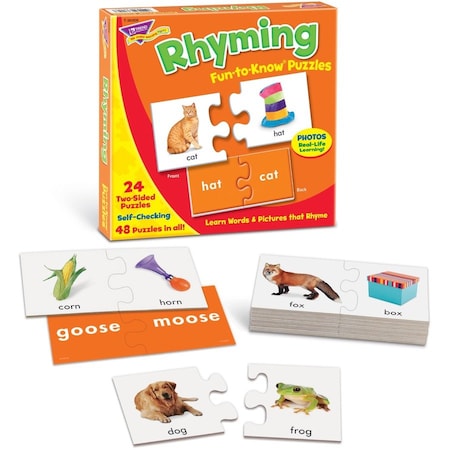 Trend Enterprises Rhyming Fun-to-Know® Puzzles T36009