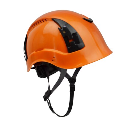 Malta Dynamics Safety Helmet, Polyethylene, Ratchet, Orange, Fits Hat Size One Size Fits Most HTO1100