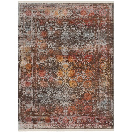 Safavieh 9 x 11 ft.-7 in. Large Rectangle Vintage Persian Power Loomed Rug, Brown & Multi Color VTP409D-9