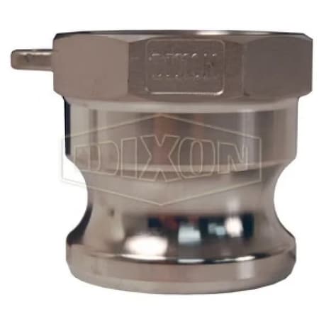 Dixon Type A Cam and Groove Adapter, 1 in, Male Adapter x FNPT, 316 SS, Import G100-A-SS