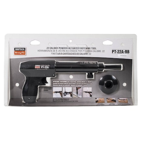 Simpson Strong-Tie PT-22A Power Hammer, 0.22 Caliber Drilling PT-22A-RB