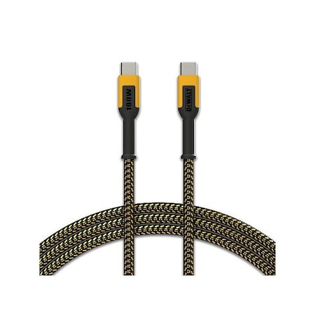 Dewalt USB Cable, Type C, Type C, 6 ft L 131 0007 DW2