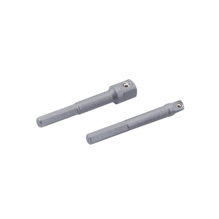 Genius Tools 1/4in Hex Dr. 1/4in Square Dr. Spinner Handle 140mmL 272140