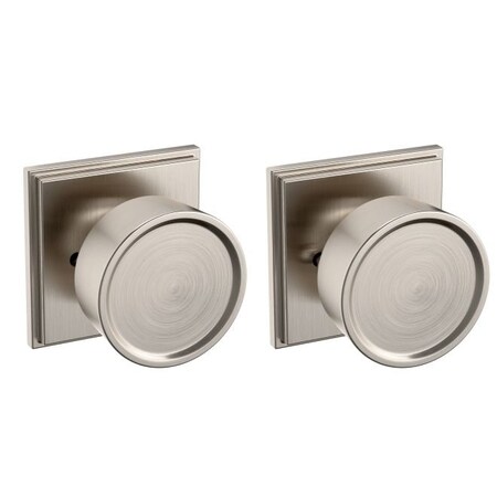 Baldwin Baldwin Preconfigured K008 Hollywood Hills Knob with R050 Rose Privacy Lock with 2-3/8in K008056PRIV