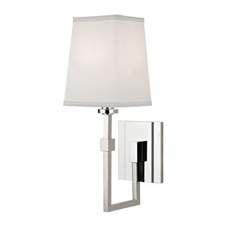Hudson Valley Lighting Fletcher 1 Light Wall Sconce 5.25 In. Polished Nickel 1361-PN