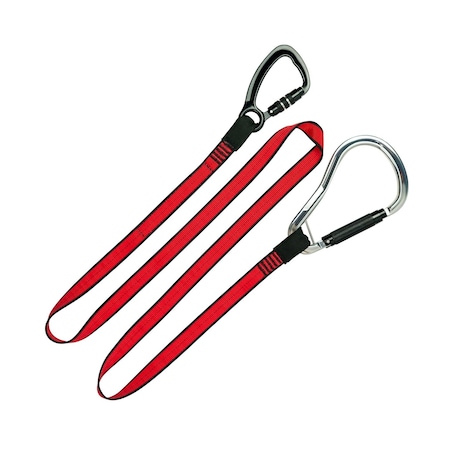 Gripps Webbing Tether Heavy-Duty Dual-Action Carabiner, Carton, 50PK H01079-50