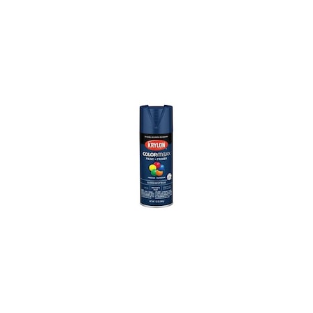 Krylon COLORmaxx Spray Paint, 12 oz Aerosol Can, Flat Black, Up to 25 sq-ft Coverage 5546