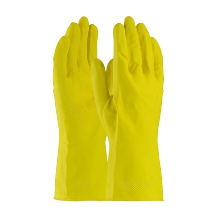 Assurance Unsupported Latex, Industrial Flock Lined with Raised Diamond Grip, 21 Mil, 12PK 9628