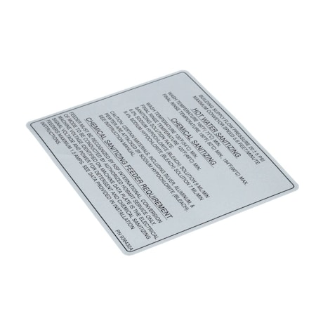 Hobart LABEL, INSTRUCTION, SANITIZE 00-936432