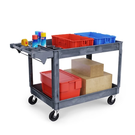 4Dock Utility Cart, 500 lbs Load Capacity, 46 in L, 25 in W, 33 in H UC002