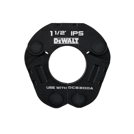 Dewalt Standard IPS Press Ring for 1-1/2 in Carbon Steel/Black Iron Pipe, Black Galvanized DCE203112