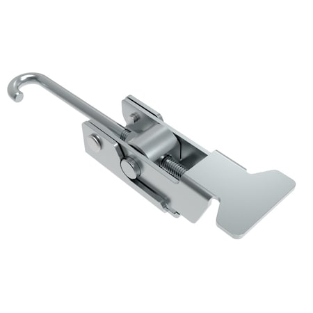 Southco Over-center Draw Latch, Medium Size, Without Keeper, Steel Zinc Plate, Bright chromate A1-11-502-10