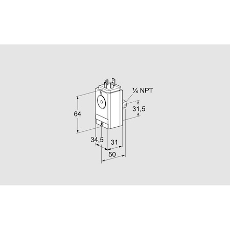 Honeywell Kromschroder SW, PRESS, GAS, DG 17VCT8 5WG KS84448095