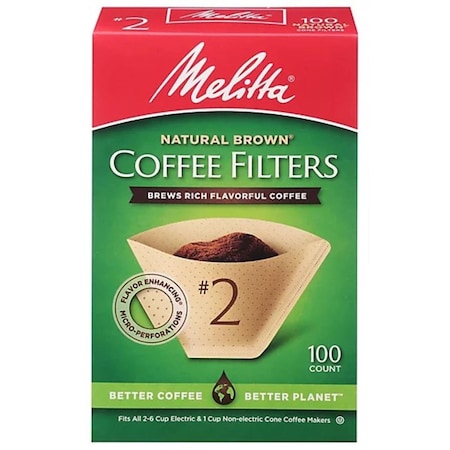 Melitta 6 cups Brown Cone Coffee Filter 622752